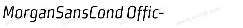 MorganSansCond Offic字体转换